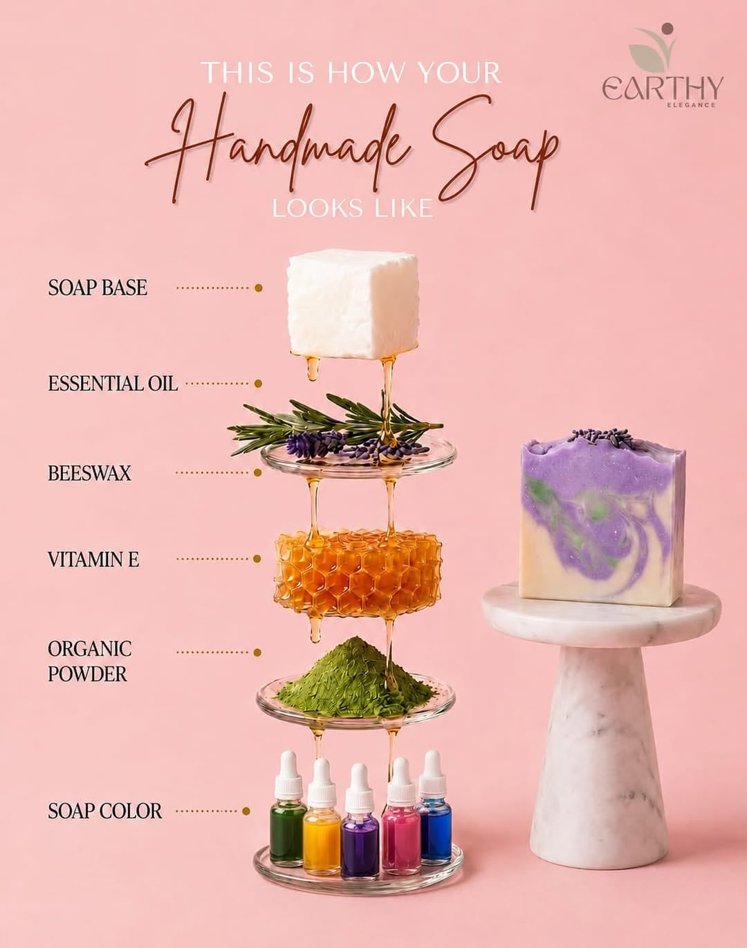 Handmade soaps with essential oils